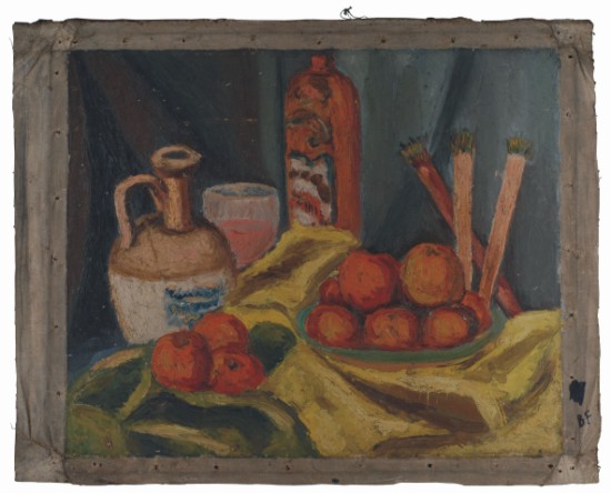 陳澄波—靜物（酒器與水果籃）
