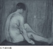陳澄波—坐姿背面裸女