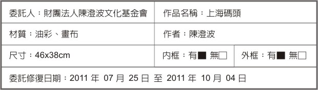 陳澄波—上海碼頭