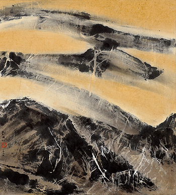 劉國松現代水墨作品