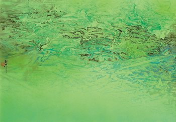 劉國松現代水墨作品