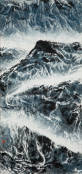 劉國松現代水墨作品