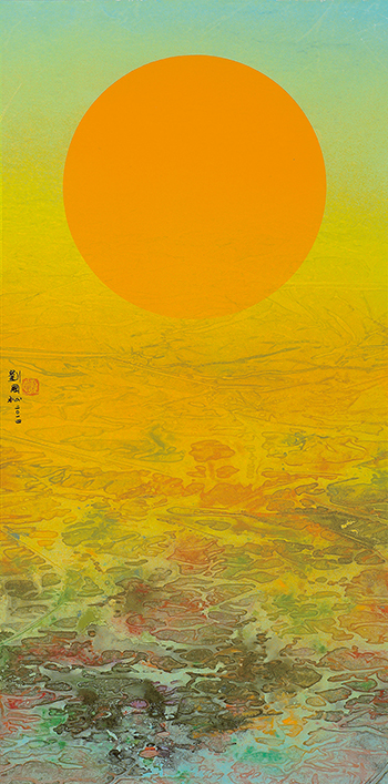 劉國松現代水墨作品