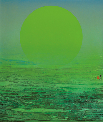 劉國松現代水墨作品