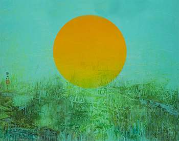 劉國松現代水墨作品