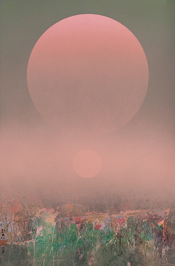 劉國松現代水墨作品