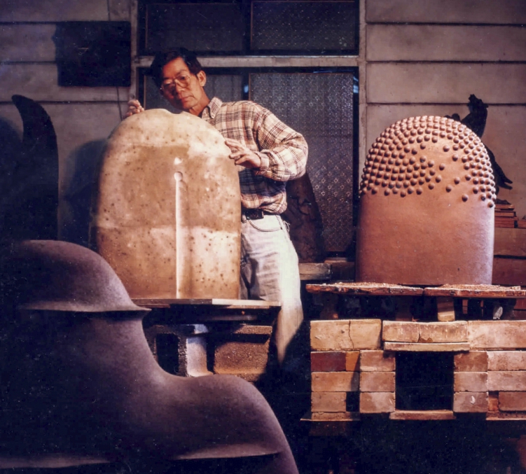 照片:楊元太攝於朴子工作室